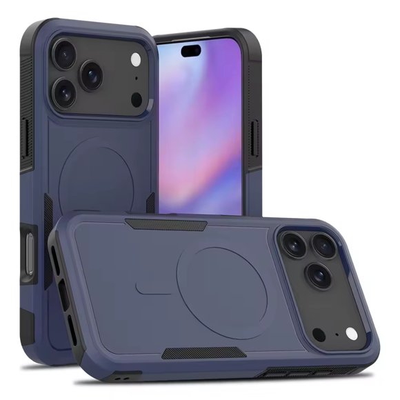 [PST] iPhone 17 Pro Case, Dual Layer Magnetic Wireless Charging Case MagSafe Compatible