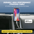 thumbnail image 3 of Scosche CI410WT-SP StrikeLine USB-C to Lightning PD Fast Charge & Sync Cable 10ft MFi White, 3 of 7