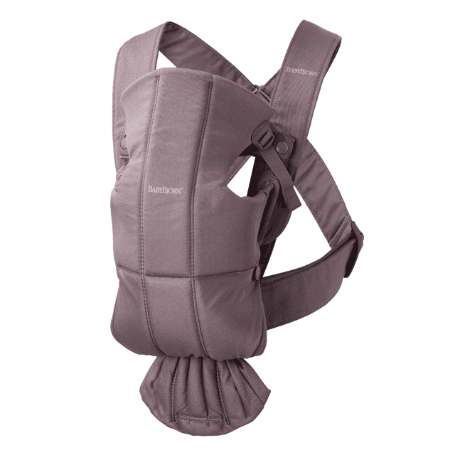 BabyBjorn Baby Carrier Mini, Cotton, Dark Purple