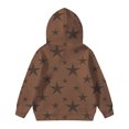 thumbnail image 4 of FAOWME Sweat à Capuche Imprimé à Manches Longues pour Filles, Café 2-3 Ans, 4 of 4