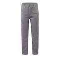thumbnail image 1 of Bienzoe Girl's Cotton Stretchy Adjustable Waist School Uniform Pants Grey 7, 1 of 3