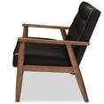 thumbnail image 4 of Allora Faux Leather Tufted Reception Chair in Black, 4 of 6