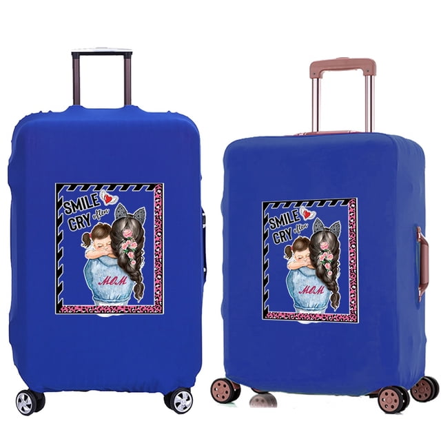 Suitcase Protective Cover Trolley Travel Suitcase Elastic Dustroof Cover Apply To 18-28 Inch Luggage Mom Series Pattern 8Mom006 S