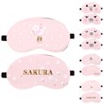thumbnail image 3 of Bangcool 2PCS Sleeping Mask Cartoon Pig Flower Eye Shade with Ice Pack for Home Travel, 3 of 10
