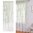 thumbnail image 3 of DOLITY Modern Curtain Green Window Draperies Washable for Living Room Bedroom 270cm, 3 of 9