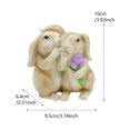 thumbnail image 3 of SLYNSHome Easter Bunny Figurines Garden Decor Cute Rabbit Statues Yard Outdoor Decorations for Home Outdoor, 3 of 8