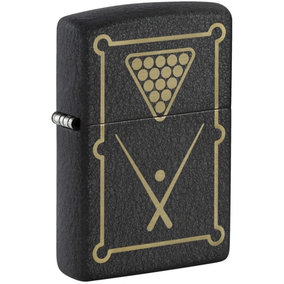 2024 Zippo Billiards Design, Black Crackle Matte, MAP: $ 27.16