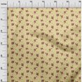 thumbnail image 2 of oneOone Georgette Viscose Fabric Leaves & Flower Floral Printed Craft Fabric BTY 42 Inch Wide, 2 of 4