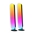 thumbnail image 3 of jinwen Barre Lumineuse RVB Changeant de Couleur avec Synchronisation Musicale pour Bureau Chambre Salon 2 Pcs, 3 of 9