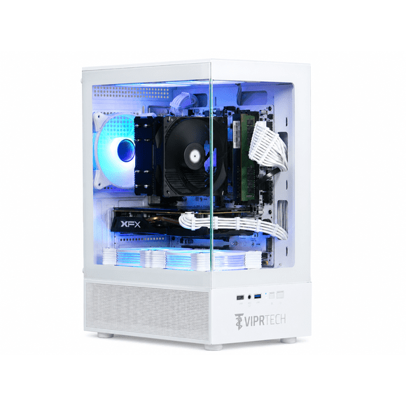 ViprTech Stryker 2.0 Gaming PC - AMD Ryzen 7 (4.4GHz), AMD RX 580 8GB, 32GB DDR4, 1TB SSD, Arctic White