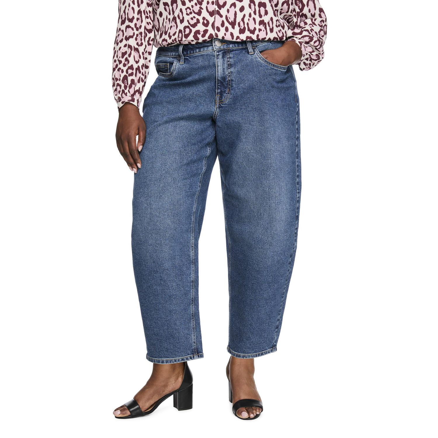 Jean coupe baril Lane Bryant Plus pour femmes