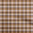 thumbnail image 1 of oneOone Polyester Spandex Orange Fabric Check Craft Projects Decor Fabric Printed By The Yard 56 Inch Wide, 1 of 4