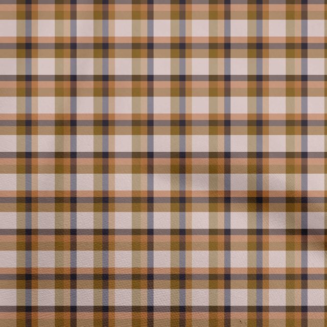 oneOone Polyester Spandex Orange Fabric Check Craft Projects Decor Fabric Printed By The Yard 56 Inch Wide