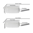 thumbnail image 3 of Portable Aluminum Bento With Foldable Handle Outdoor Meal Prep & Cooking Solution For Hot Meals & Ric Silicone Cooking Utensils Rice Cooker 5 Cup Silicone Cooking Utensils Set Cooker Pots Set Egg, 3 of 4