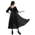 thumbnail image 3 of Moomaya Robe à Étages Boutonnée Robes Femmes Unie Grande Taille Robe, 3 of 6