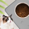 thumbnail image 3 of Cat Bowl Mat, Silicone Imperméable Chien Bol pour Animaux de Compagnie Tapis de Table Méticuleusement Conçu, 3 of 10