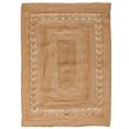 thumbnail image 2 of Handmade Braided Natural Pure Jute Area Rugs ,Home Décor Rugs Size 4 x 4 Feet Square ( 120 cm x 120 cm ), 2 of 4