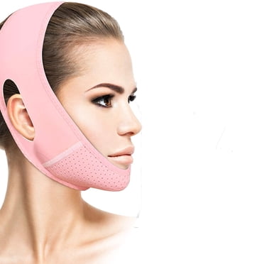 Sangle de Menton Réutilisable pour le Contouring du Visage, Réducteur de Double Menton à Longueur Réglable avec Lifting du Visage