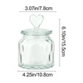 thumbnail image 4 of Outoloxit Glass Storage Jar Sealed Kitchen Container Transparent Grain Snack Tea Pickle Jar with Airtight Lid, 4 of 7