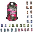 thumbnail image 4 of 2L Inflatable Swimming Bag Multifunction Dry Sack Large Capacity Dustproof Washable Storage Pouch Boating Lifebelt Water Sports Light Blue Camouflage 23x63cm, 4 of 9