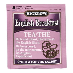Bigelow Thé anglais petit-déjeuner 28UN/Unit, 6 Unités/cas