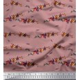 thumbnail image 1 of Soimoi Cotton Cambric Fabric Colorful Bird Decor Fabric Printed Yard 56 Inch Wide, 1 of 3
