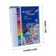 thumbnail image 2 of EGNMCR Water-based Acrylic Marker Set Student Multi-colored Acrylic Paint Pen Hand-painted DIY Color Marker 15ml Maker pen, 2 of 2