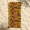 thumbnail image 4 of Sandproof Beach Blanket Lightweight Microfiber Beach Towel Super Lightweight Colorful Bath Towel Sandproof Beach Blanket Multi-Purpose Towel for Travel Swimming Pool 29X59 Inch, 4 of 5