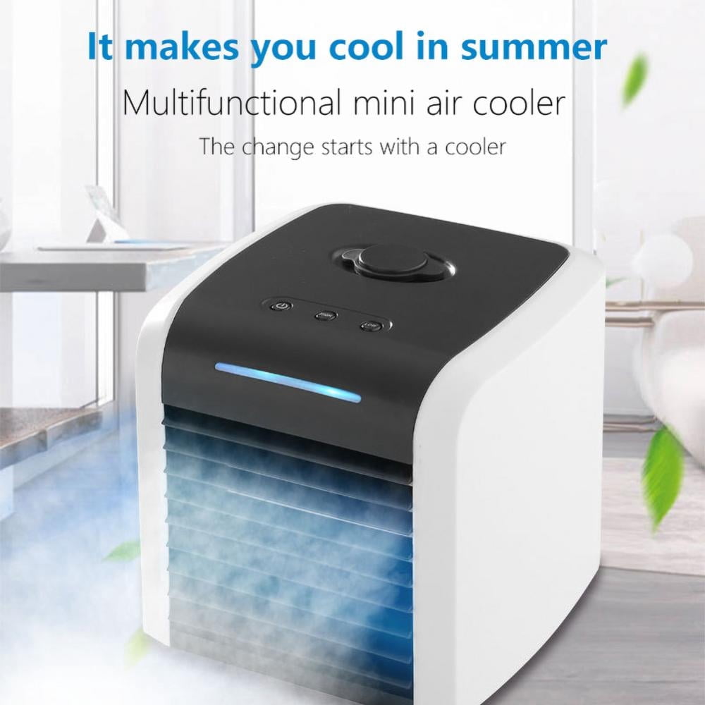 MesaSe Air Conditioner Portable Mini Cold Air Conditioner Small Fan Cooling Fan Small Cooler Small Air Conditioner Usb Charging Desktop Electric Fan Home Office Mute Handheld Humidificati