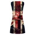 thumbnail image 5 of Dvkptbk Robes Drapeau Américain pour Femmes Été Plage Sans Manches Robe d'Été Évasée Décontractée Ample Robe T-Shirt - Soldes d'Été Liquidation, 5 of 5