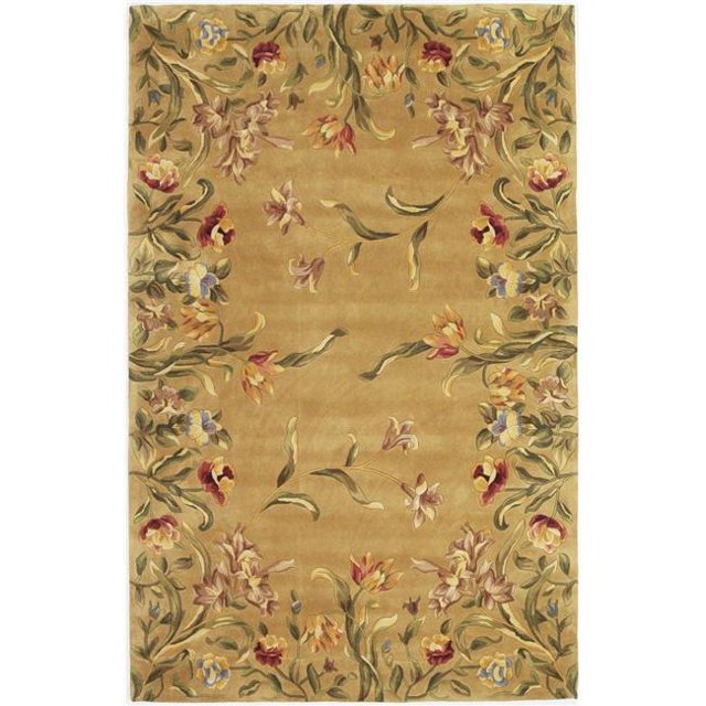 HomeRoots 353568 Tapis en Laine Doré 2 Pi x 3 Pi