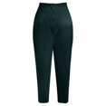 thumbnail image 4 of Lroveb Pantalon Habillé pour Femmes Taille Haute Fuselé Pantalon Décontracté Mode pour Femmes Coupe Ajustée Pantalon Moulant Vert, 4 of 4