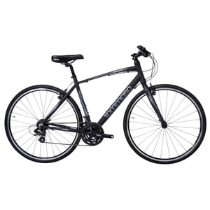 Tommaso Sorrento Shimano Tourney Hybrid Fitness Bike, Matte Black/Grey - Small