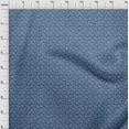 thumbnail image 4 of oneOone Polyester Spandex Medium Blue Fabric Toile Craft Projects Decor Fabric Printed By The Yard 56 Inch Wide, 4 of 4