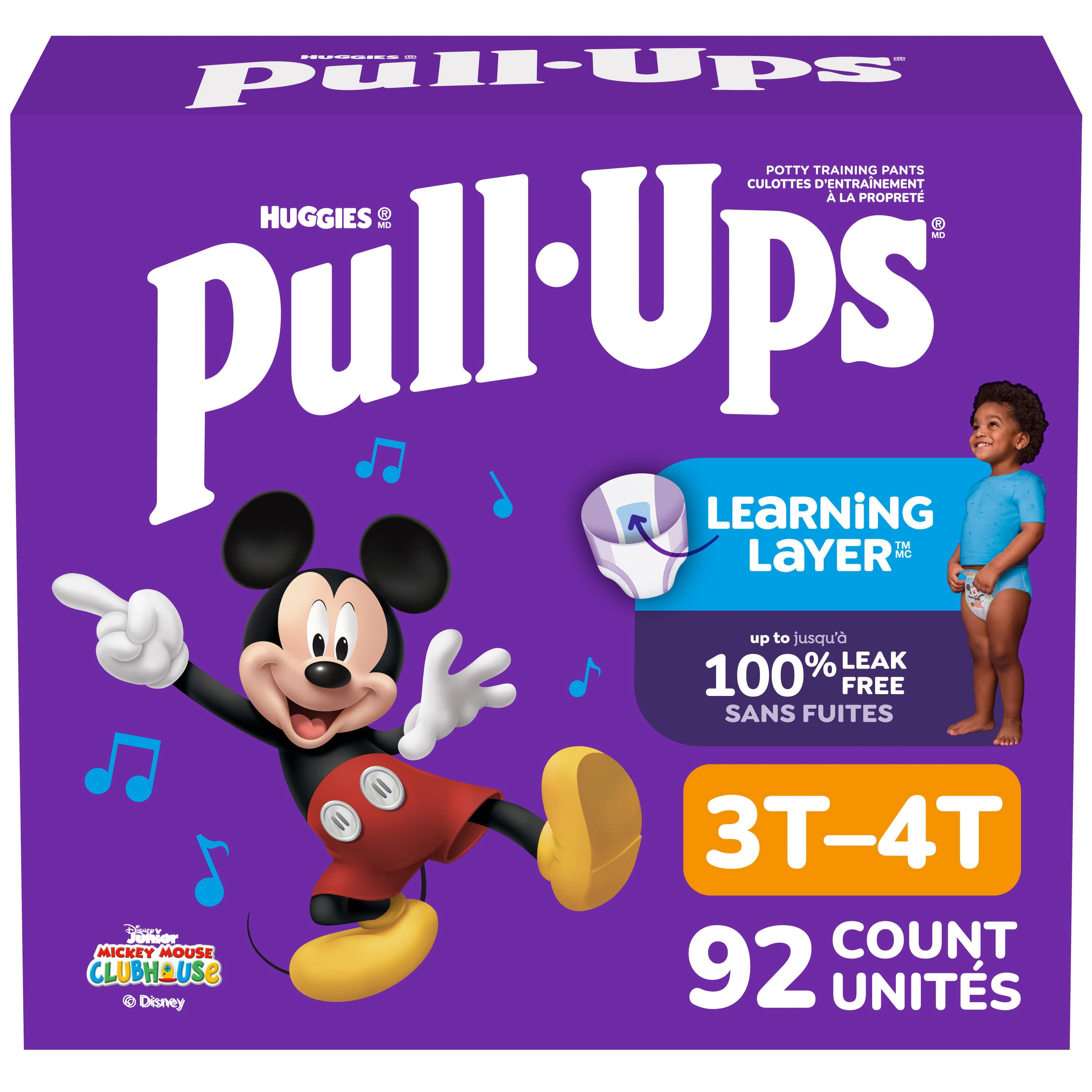 Pull-Ups Boys' Potty Training Pants, 6T-7T (55-75 lbs), 58 Count