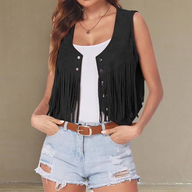 Cardigans pour Femmes Veste Ethnique pour Femmes Cardigan Sans Manches à Col Rond Vintage Manteau Léger Uni Cardigan à Manches 3/4 en Liquidation