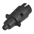 thumbnail image 2 of Trailer Connector, High Conductivity Simple Installation Black Reliable Professional Trailer Plugs  For Trucks For Cars For, 2 of 8