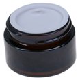 thumbnail image 3 of Amber Glass Jar Bottles Aromatherapy Cream Ointment Cosmetic Candles Spice, 3 of 6