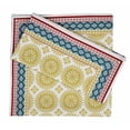 thumbnail image 1 of Vargottam Collection de Luxe Linge de Table Décor Serviette en Coton Tissu Imprimé Serviettes Réutilisables Ensemble de 12, 20 X 20 - Asiatique, 1 of 6