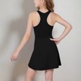 thumbnail image 3 of Diufon Robe de Tennis pour Filles Enfants Sans Manches Dos Nageur Robe de Golf Été Décontractée École Ligne A Robes de Sport, 3 of 9