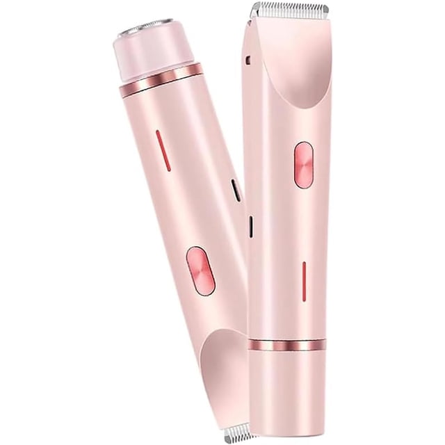 Beauty Bloom V2, Painless Electric Razors for Silk Skin, a 2-in-1 women's electric shaver with dual heads for face and body grooming, including armpits and bikini line. This rechargeable device uses a Type-C charging method, providing up to 1 hour of use after a 120-minute charge. The IPX7 waterproof feature supports wet and dry shaving, ideal for shower use. Made with a skin-friendly ABS body and gentle blade net, it ensures precise and irritation-free trimming. Compact and lightweight, it is suitable for travel or daily care.