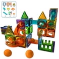 thumbnail image 2 of Blocs de Construction à Tuiles Magnétiques Aimant Blocs de Construction 69 Pcs Tuiles Magnétiques Blocs de Construction Jouet Aimant Coloré Blocs de Construction Jouets Éducatifs pour Enfants, 2 of 7