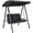 Black, variant on Outsunny 2 Seater Outdoor Swing Chair Porch Swing Bench with Canopy