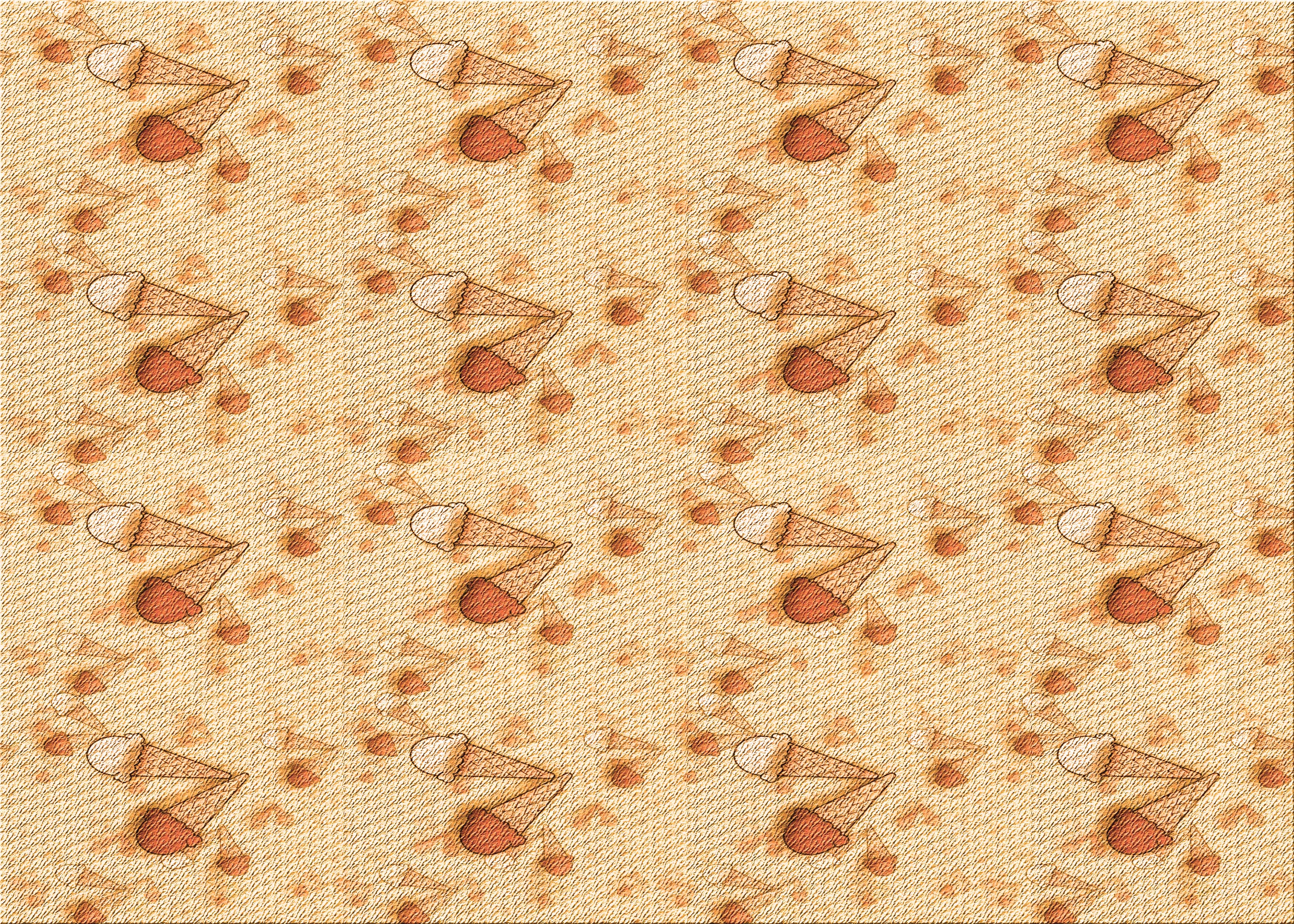 Ahgly Company Machine Washable Indoor Rectangle Transitional Orange Area Rugs, 3' x 5'
