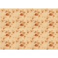 thumbnail image 1 of Ahgly Company Tapis d'Intérieur Rectangulaire Transitionnel Orange Lavable à la Machine, 2 Pieds x 5 Pieds, 1 of 7