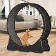 thumbnail image 3 of GROWTH TANK Roue d'Exercice pour Chat, Jouets d'Intérieur, Roue de Course pour Chat, Tapis Roulant pour Chat, avec Tapis L, 3 of 9