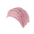 thumbnail image 5 of CEHVOM Chapeau Indien pour Femmes avec Strass Bonnet Musulman Chimio Turban, 5 of 5
