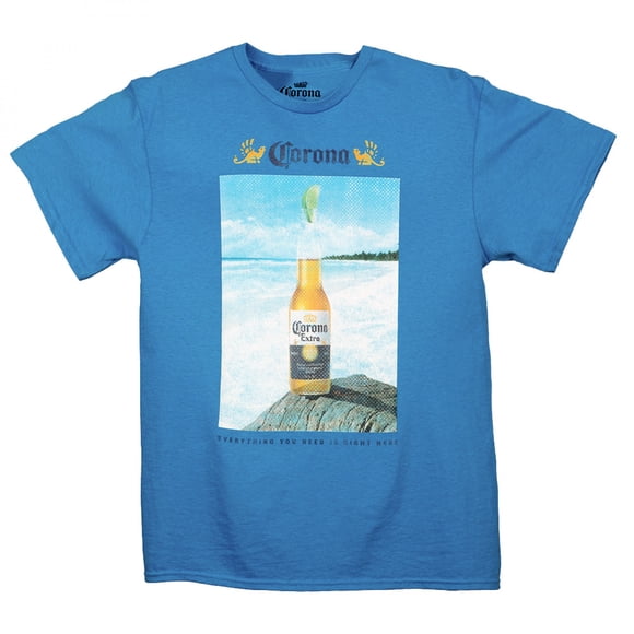 Corona Extra Everything You Need Is Right Here T-Shirt-Small