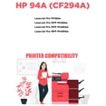 thumbnail image 2 of Printer Proâ„¢ HP 94A (CF294A) Black Toner Cartridge for HP Printer LaserJet Pro M118dw/M148dw/M149fdw, 2 of 4