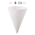 thumbnail image 2 of White Paper Cone Cups, Snow Cone Cups,Coated Leakproof Cone Paper Cups for Slush, Shaved Ice, Water 200Pcs, 2 of 8